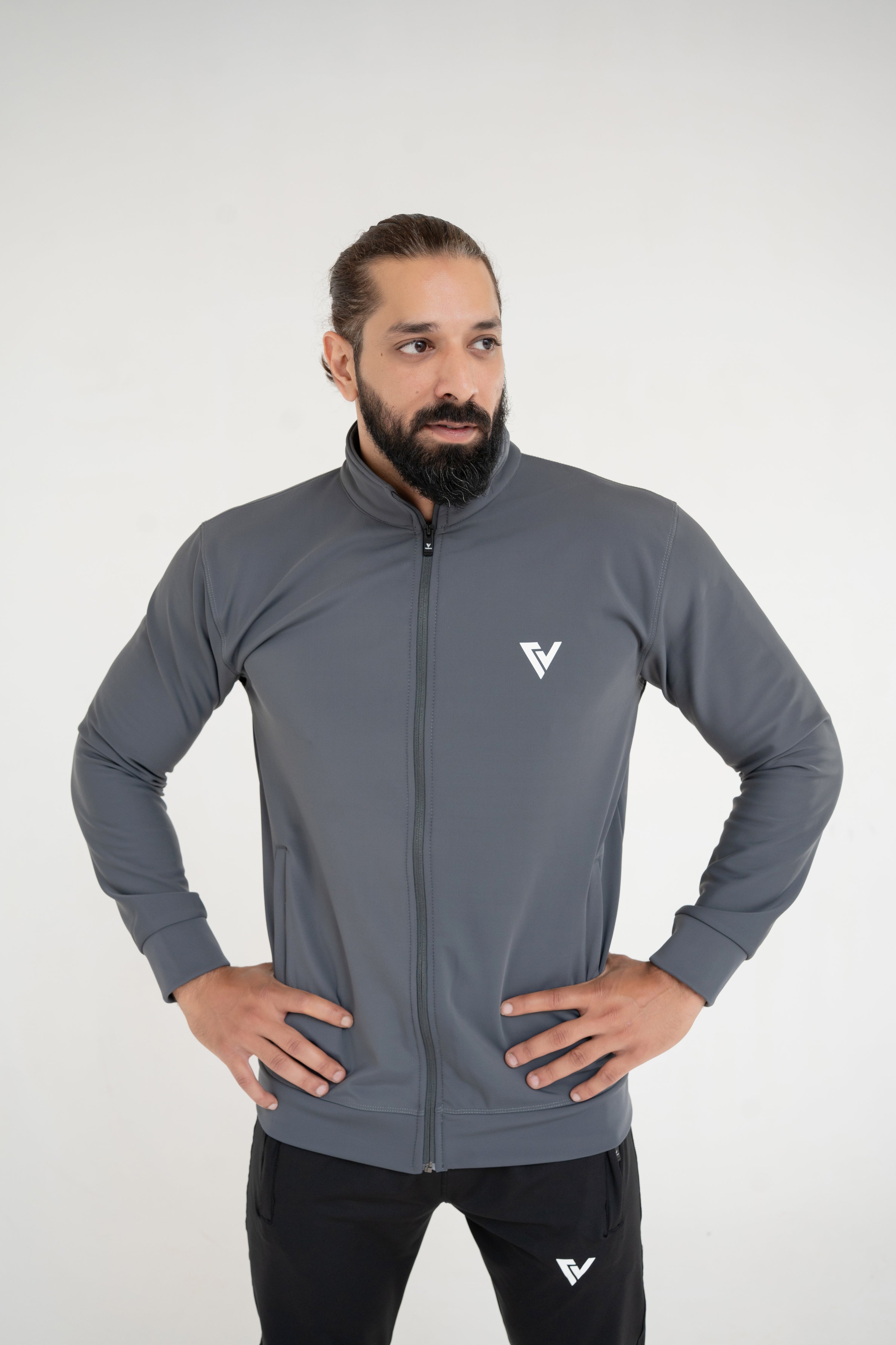 Momentum Zipper | Grey