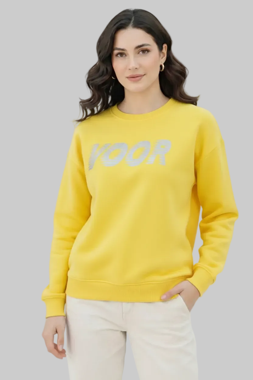 Fleece Sweat Shirt For Women