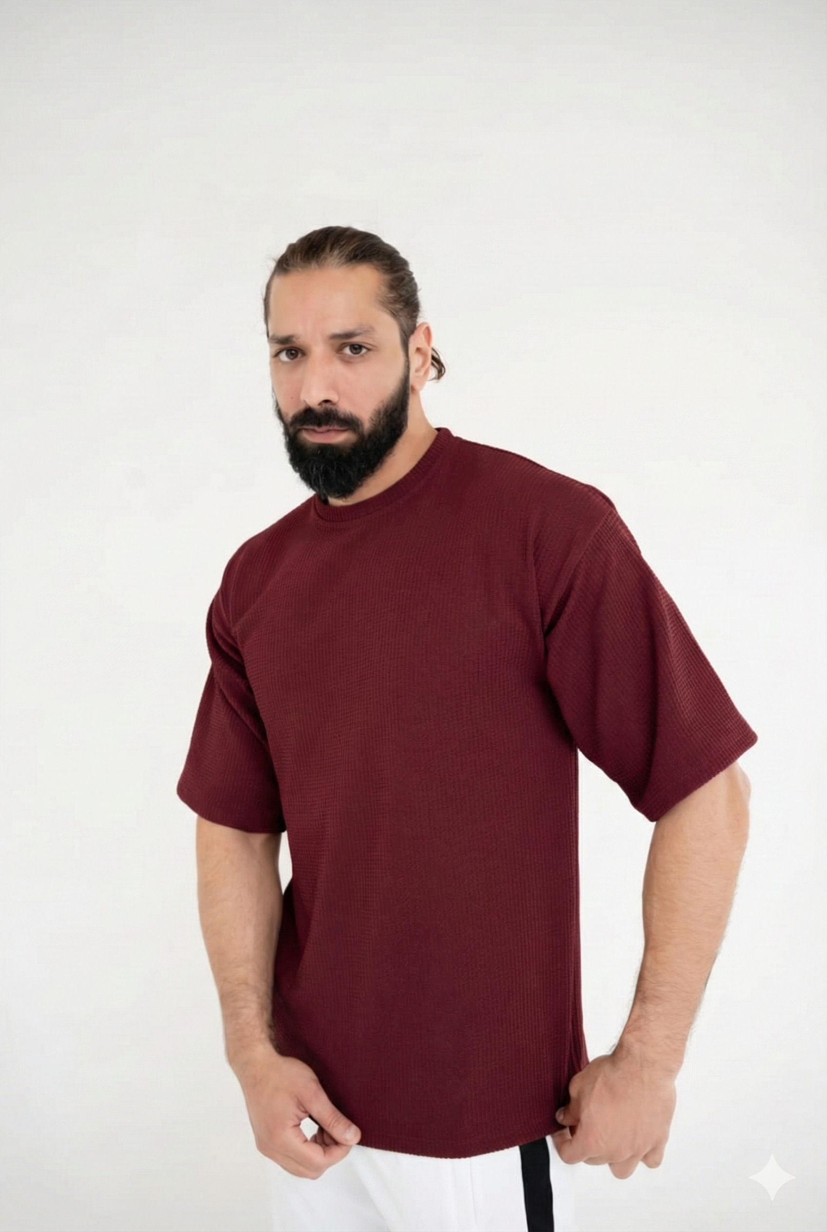 Oversized Shirt | Maroon